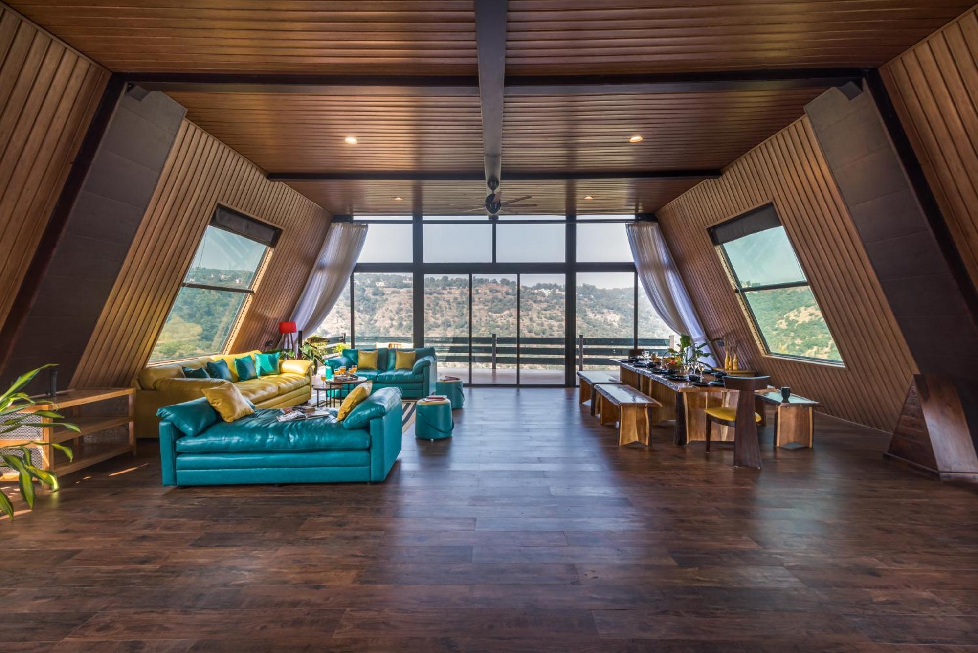 Saffronstays A Vantage, Panchgani - A Pyramid Shaped Unique Luxury Villa With Infinity Valley Views Exteriér fotografie