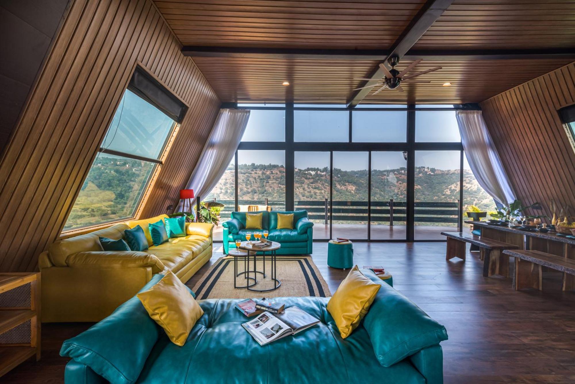 Saffronstays A Vantage, Panchgani - A Pyramid Shaped Unique Luxury Villa With Infinity Valley Views Exteriér fotografie